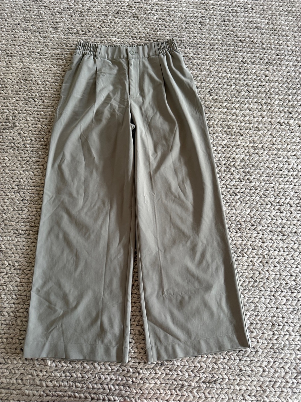 Beyond Yoga Olive Wide-Leg Pants